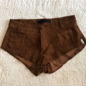 One Teaspoon suede short